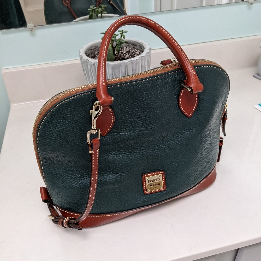 Dooney and Bourke dark green purse